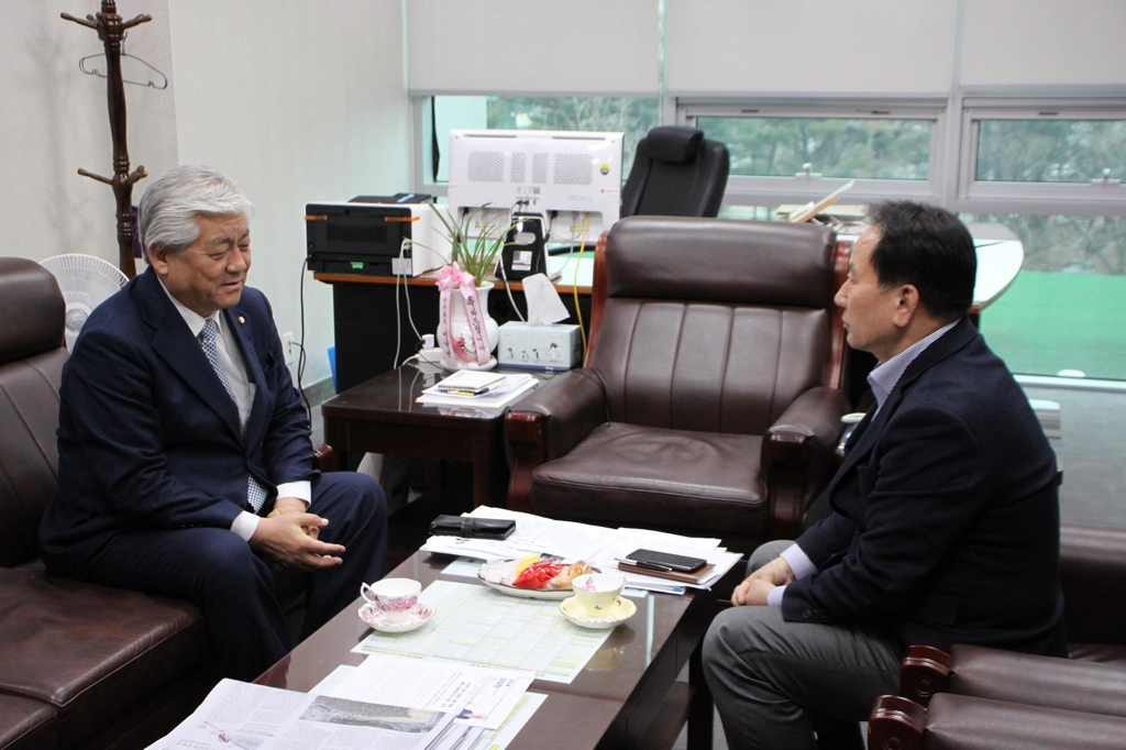 이상헌 국회의원과 황세영 울산시의장