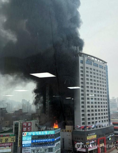 천안 라마다앙코르호텔 화재 '전기 요인에 의한 절연파괴' 원인