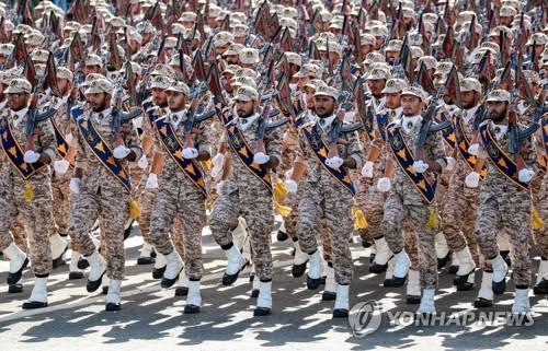 이란 혁명수비대 "미국이 테러조직 지정하면 상응조처"