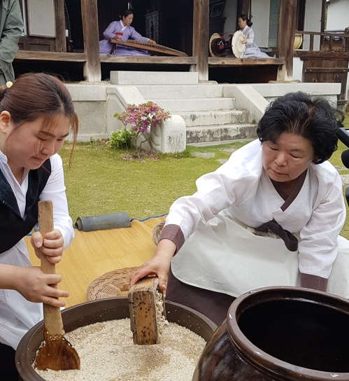 소나무 새순 향기 '솔솔'…500년 이어온 솔송주 '술술'