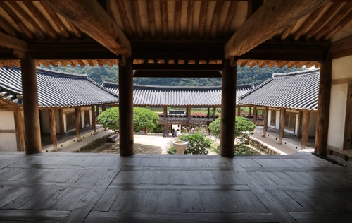 입교당에서 바라본 병산서원 풍경 [사진/조보희 기자]