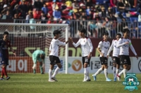 'K리그1 승격 확정' 광주, 수원FC 꺾고 5연승…자비는 없다