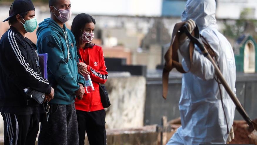 브라질, 콘트롤타워 부재 속 코로나19 피해 급증세