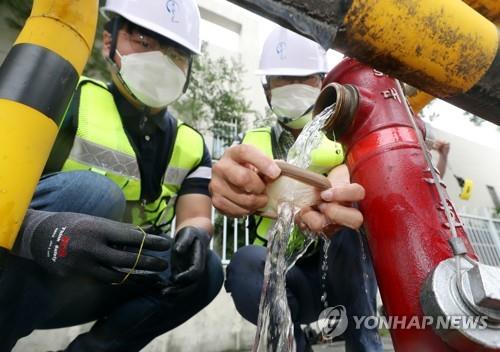 수돗물 실시간 점검 중