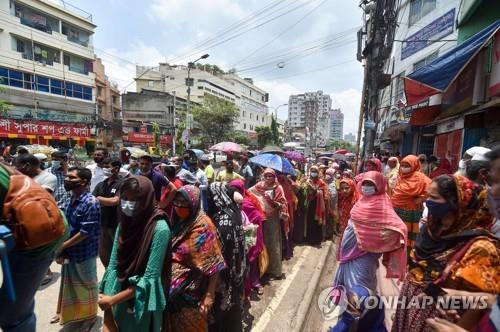 방글라데시에도 '변이 공포'…강력 봉쇄에도 확진자 폭증