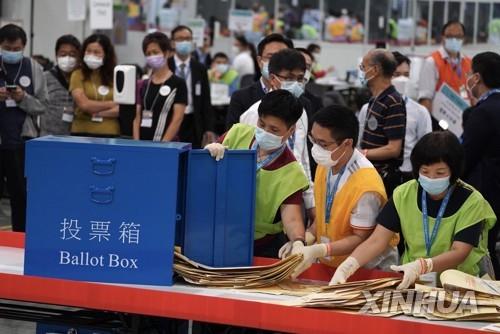 홍콩 선거인단 선거, 유권자도 '애국심'에 투표
