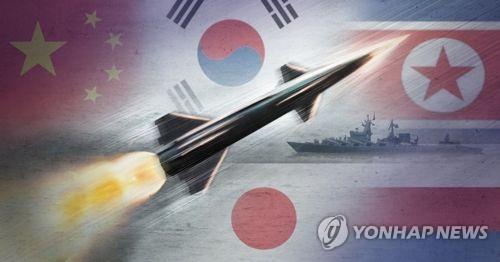 한반도 주변국 초음속 미사일 개발 경쟁(PG)