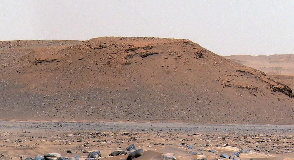 화성 고대 삼각주 급경사면 