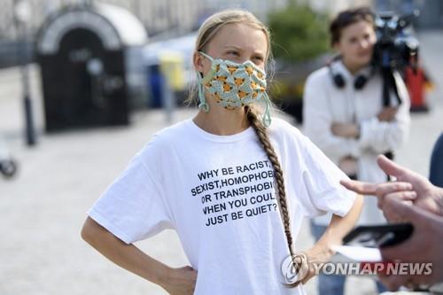 스웨덴 출신의 청소년 환경 운동가 그레타 툰베리 