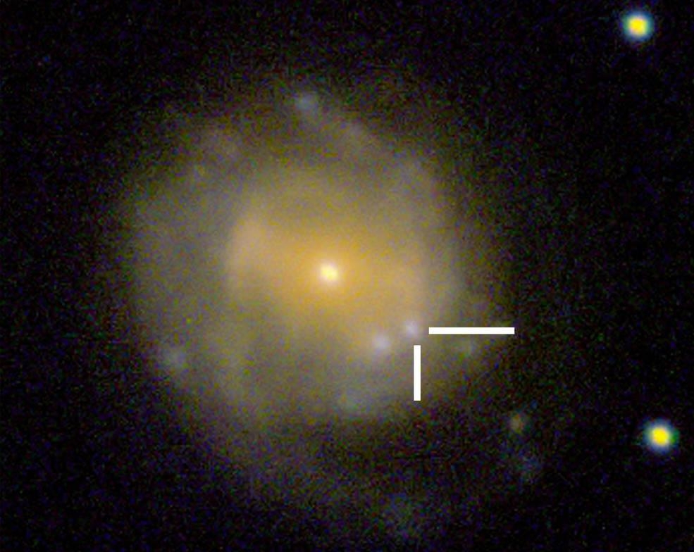 약 2억광년 밖 헤르쿨레스자리의 CGCG 137-068 은하 나선팔서 포착된 'AT2018cow'