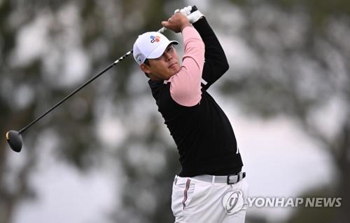김시우의 드라이버샷.