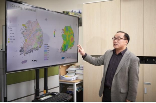 국내 '좋은 지하수' 분포 지도 구축