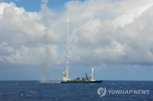 서애류성룡함, SM-2 미사일 첫 요격훈련 성공