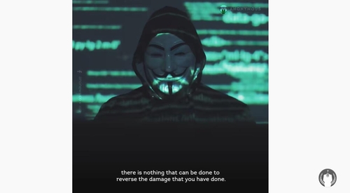 해커집단 어나니머스 "테라 권도형, 법 심판받도록 하겠다"