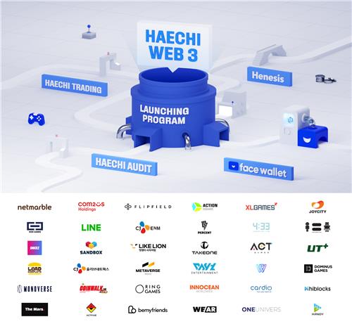 해치 웹3 론칭 프로그램 참여사 로고