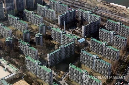 송파구 잠실주공 아파트 5단지 모습. [연합뉴스 자료사진]