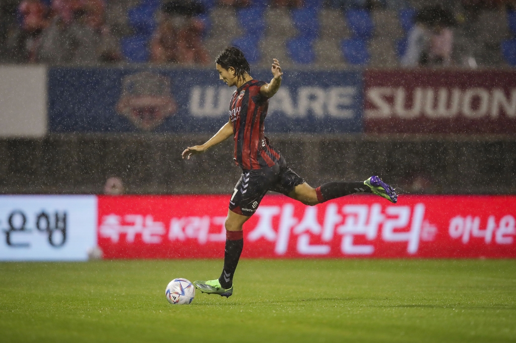 김현의 경기 모습.