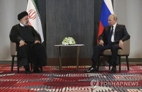 푸틴, 이란 대통령 만나 