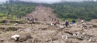 네팔 서부서 폭우 산사태로 14명 사망·10명 실종