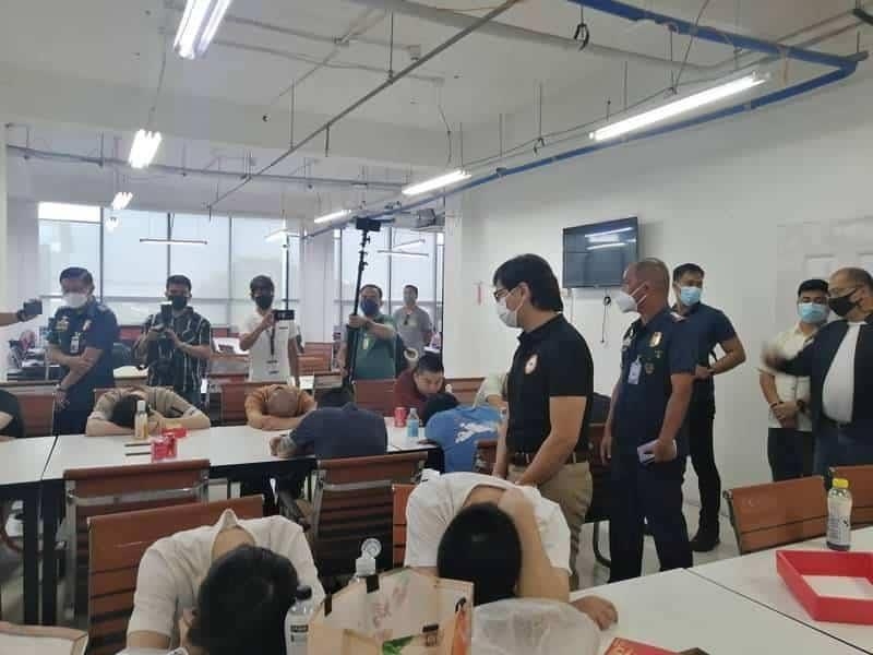 중국인 온라인 도박조직 단속에 나선 필리핀 경찰