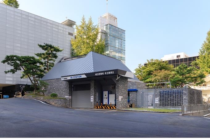 서울시 서소문청사 수소충전소