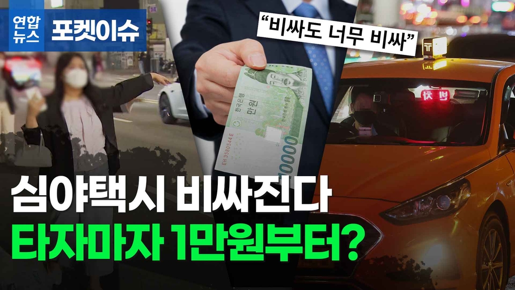 [포켓이슈] 심야택시 비싸진다…타자마자 1만원부터? - 2