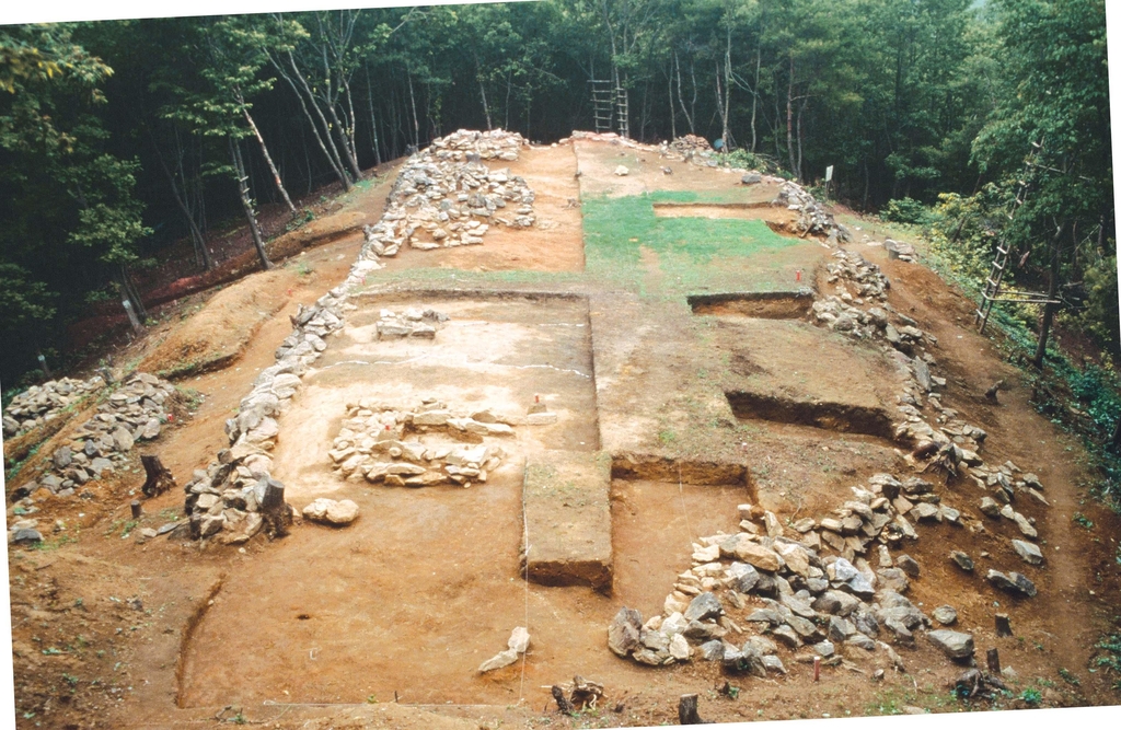 천림산 봉수 유적 발굴조사 후 모습 
