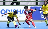 한국 남자하키, 네이션스컵 국제대회 1차전서 말레이시아 제압
