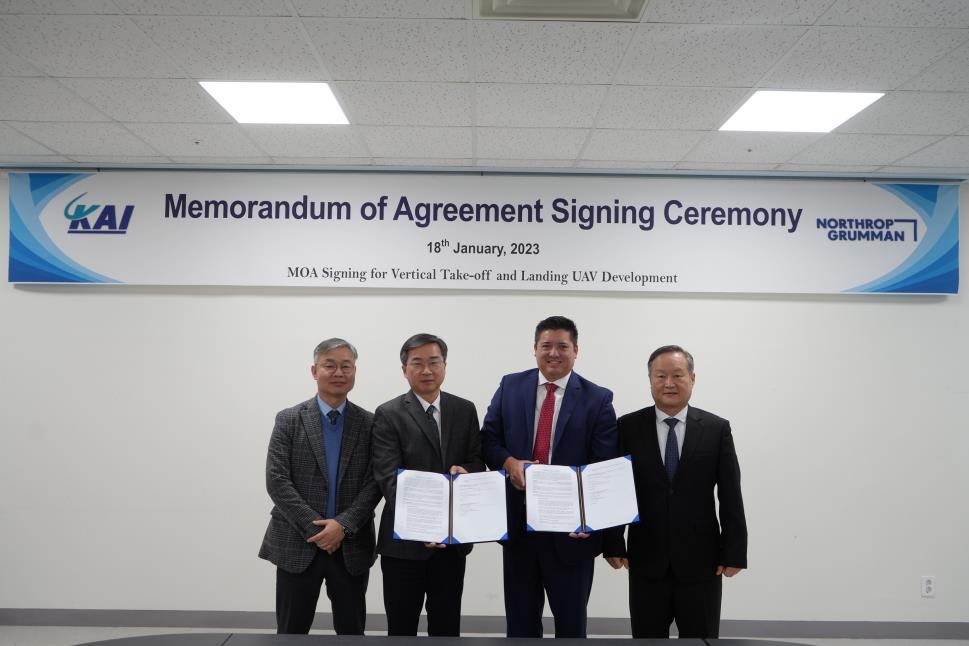 한국항공우주산업·노스롭그루먼 MOA 서명식
