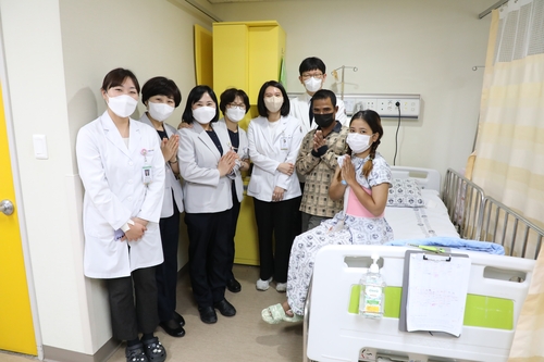 전남대병원, '희귀 심장질환' 캄보디아 어린이 수술 지원