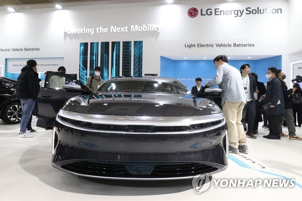 LG에너지솔루션 배터리 장착 전기차