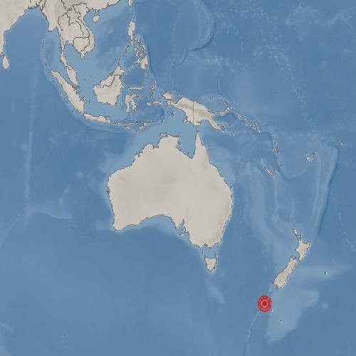 뉴질랜드 남쪽 먼바다서 규모 6.0 강진…피해는 없어