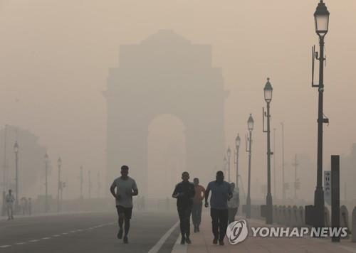 대기오염이 심각한 인도 뉴델리