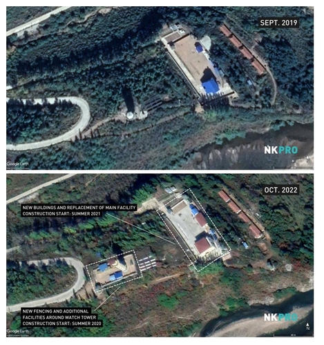 북한인권정보센터가 공개한 中 탈북자 구금시설 위성 이미지
