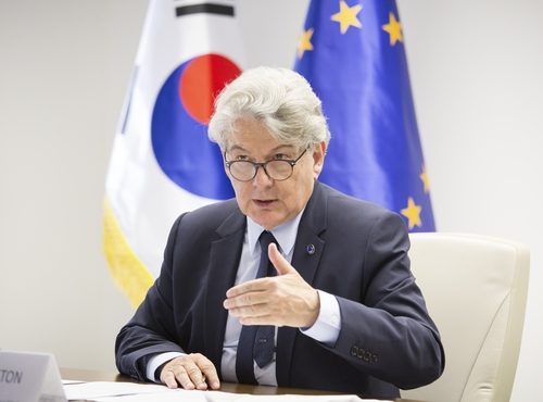 [인터뷰] 브르통 EU집행위원 "CRMA, 美 IRA와 정반대…韓기업 차별없다"