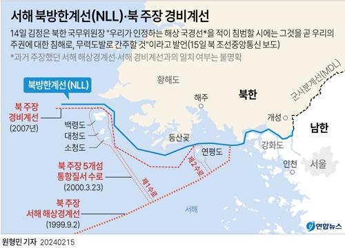 [그래픽] 서해 북방한계선(NLL)·북 주장 경비계선