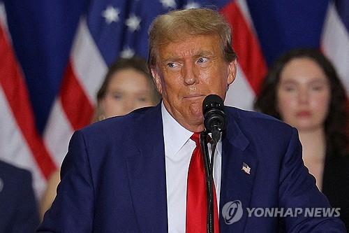 유세하는 트럼프