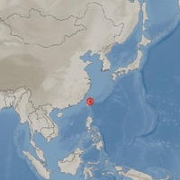 대만 화롄현 북북서쪽서 규모 5.5 지진 발생