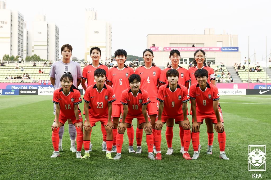 여자 축구대표팀, 콜롬비아와 평가전 첫판 0-1 패…프리킥 실점