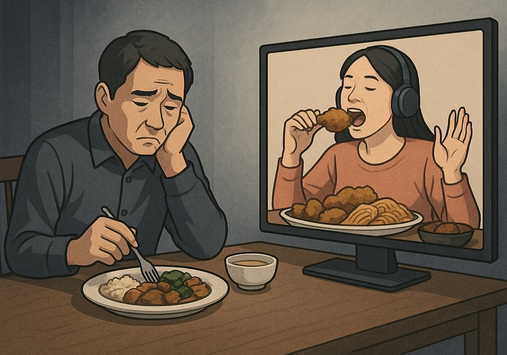 [김길원의 헬스노트] 외로운 식탁의 그림자 '먹방'…"…