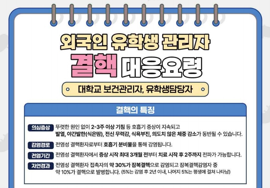 결핵·홍역·백일해 땐 등교 제한…대학 집단 감염병 대응 요령