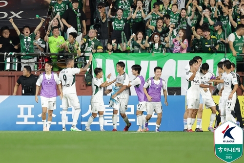 K리그1 전북, 기성용 이적신고 포항에 3-2 역전승…18경기 무패(종합)