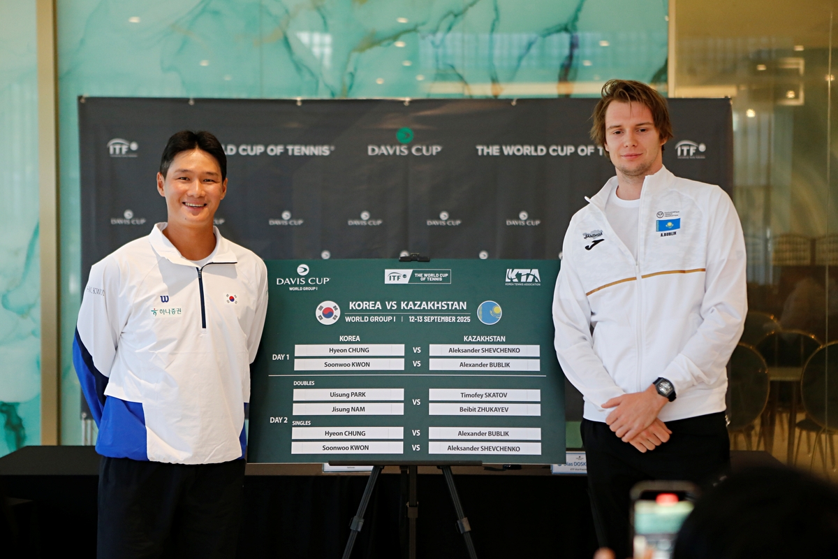 권순우, 데이비스컵 테니스 첫날 세계 19위 부블리크와 격돌(종합)