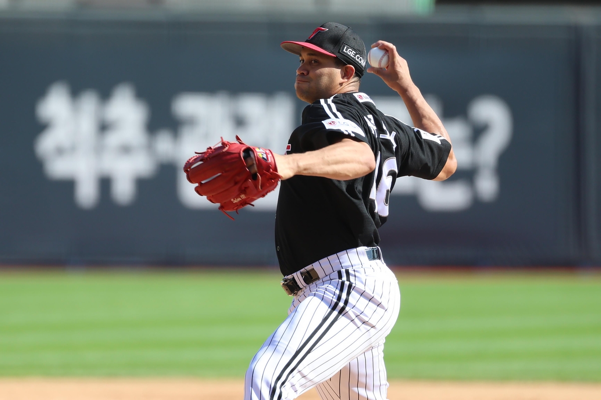 LG 트윈스의 외국인 투수 치리노스