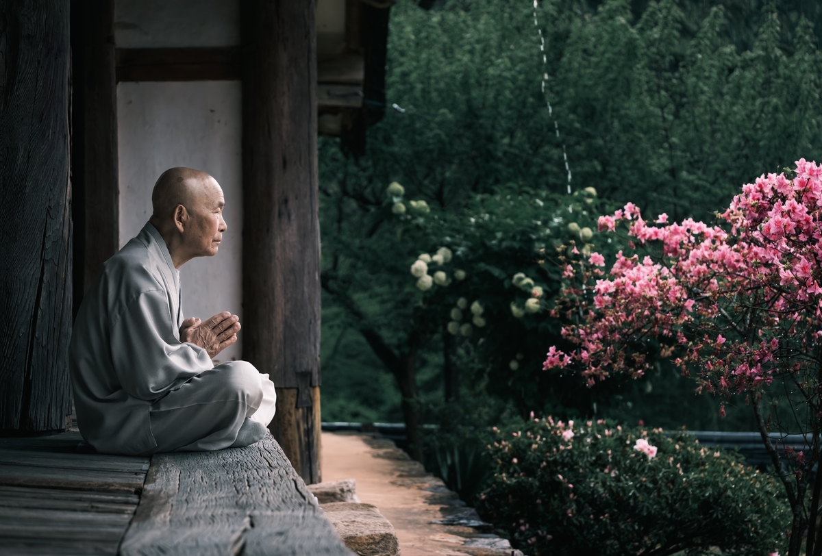 '비 오는 날의 수행자'