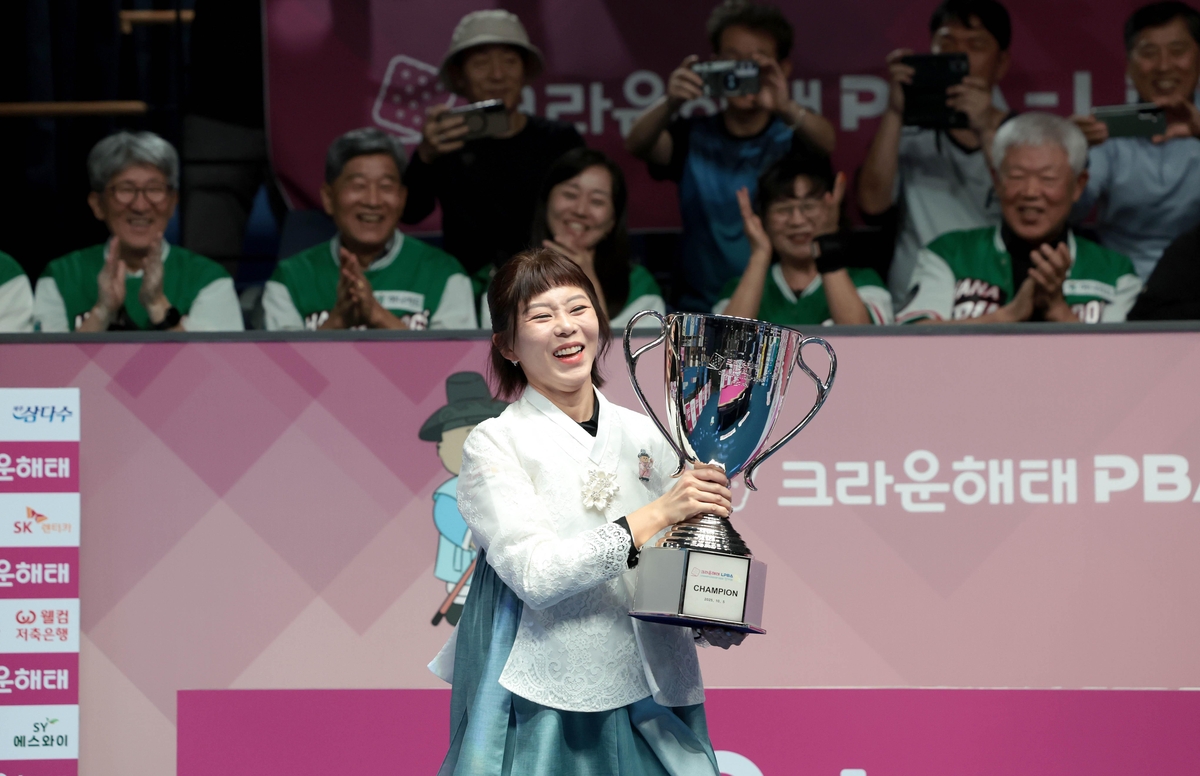 김가영, 임경진 돌풍 잠재우고 여자프로당구 시즌 3승째