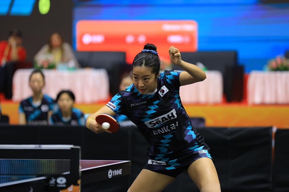 '신유빈 패배' 여자탁구, 아시아선수권서 중국에 져 결승행 좌절(종합)