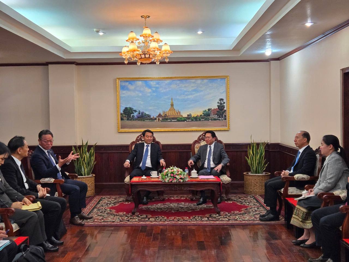 한국 정부대표단, 라오스 정부 고위급 인사 면담