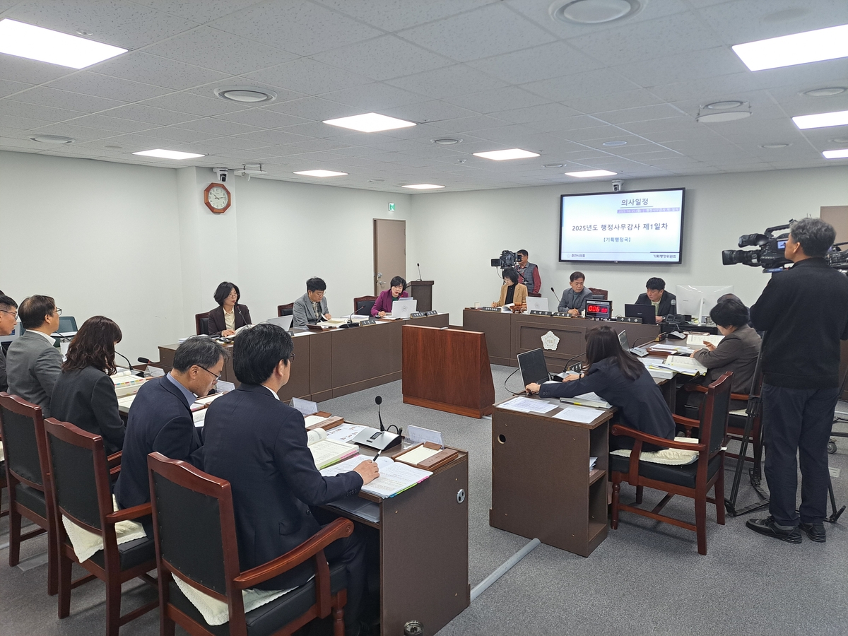춘천시의회, 행정감사서 체육시설 운영 문제 질타