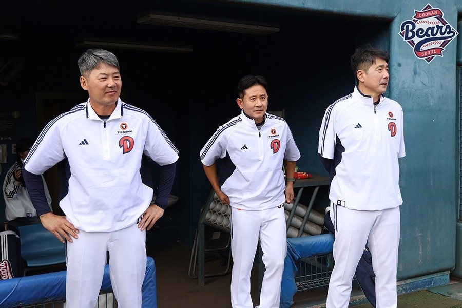 김원형 두산 감독, 첫 훈련서 무엇이든 질문해달라